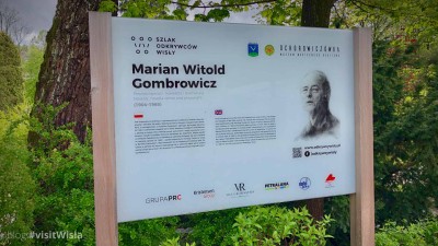 Marian Witold Gombrowicz odwiedzając Wisłę mieszkał w Hotelu Piast.