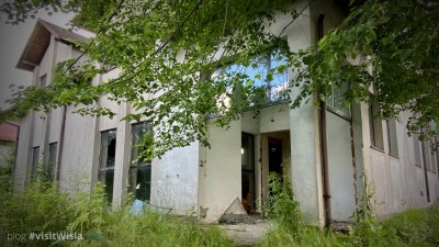 Ruiny hotelu Verde w Wiśle.