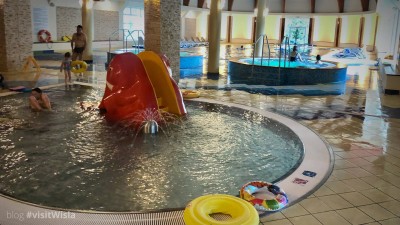 Atrakcje dla dzieci na basenie w Hotelu Stok