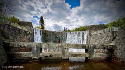 Mała Zapora w Czarnym zwana jest Wiślańską Niagarą.