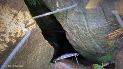 Wejście do jaskini Malinowskiej.