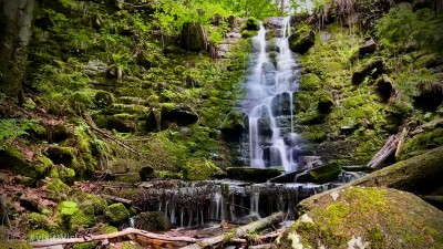 Wodospad Wyrchmalinki w Wiśle