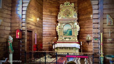 Ołtarz w Kaplicy św. Jadwigi Śląskiej w Wiśle 