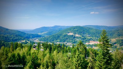 Widok ze Skolnitego w Wiśle