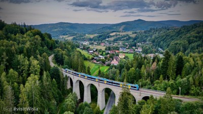 Wiadukt Kolejowy w Łabajowie - Wisła