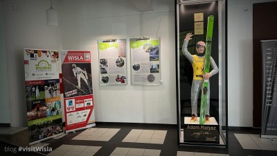 Figura Adama Małysza z czekolady w Wiśle