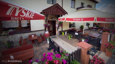 Ogródek w Restauracji u Fojta w Wiśle
