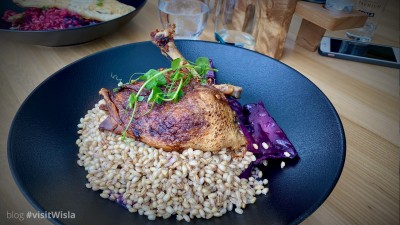 Kaczka to jedna ze specjalności Restauracja Browar Wisła